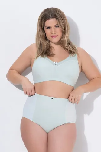 Ulla Popken Miederhose High Waist Jacquard-Einsatz blau 54/56 - Modische Miederhose mit hohem Bund und Jacquard-Einsatz. Ideal für einen komfortablen Sitz und eine schöne Silhouette. Maschinenwaschbar und OEKO-TEX® zertifiziert für geprüfte Qualität.