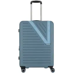 American Tourister Dynabelt 66 cm Trolley mit Dehnfalte in Blau - Trolley mit 4 Rollen, 66 cm, bietet extra Stauraum durch innovative Dehnfalte - ideal für Reisende, die Flexibilität schätzen.