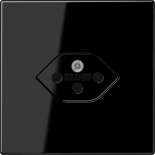 Jung LS1520-13SEVSW Steckdose nach Schweizer Norm in schwarz von Jung Steckdose Steckdosen Abdeckung