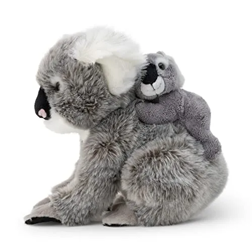Animigos World of Nature Koala und Baby - 28 cm Plüschfreund, realistische Details und umweltfreundlich aus 100% recyceltem PET