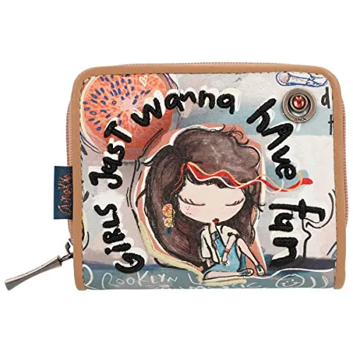 Anekke Fun&Music Geldbörse 10,5 cm - Portemonnaies mit originellem Design und 2 Fächern für Münzen und Scheine. Ideal als vielseitiges Accessoire für jeden Tag – stilvoll und funktional!