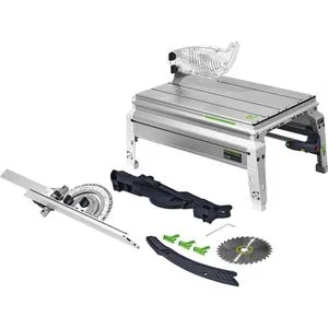 FESTOOL Tischzugsäge CS 50 EBG-FLR PRECISIO - 574770 - Sägen, präzise Schnitte und hohe Flexibilität dank innovativer Zugfunktion für professionelle Anwendungen.