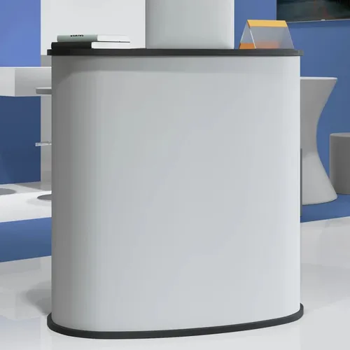 vidaXL Faltbare Messetheke - Drohnen-Zubehör, faltbar und tragbar mit einfachem Aufbau, ideal für Messen und Promotion-Events, bietet viel Stauraum.