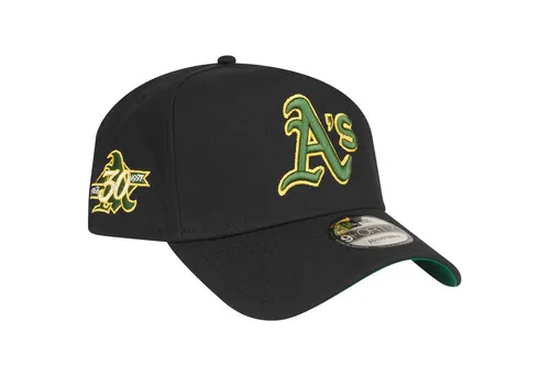 New Era Oakland Athletics MLB Navy 9Forty A-Frame Cap - Einheitsgröße - Hüte, Kappen & Mützen für Baseball-Fans – Stylische New Era 9Forty A-Frame Cap mit hochwertigem Teamlogo und verstellbarem Snapback-Verschluss. Ideal für Sportfans und als modisches Accessoire.
