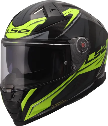 LS2 VECTOR II CARBON SAVAGE H-V Motorradhelm, XXS