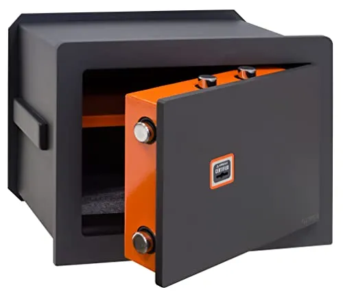 ARREGUI Plus C 181340 Tresor - Sicherheitsstufe S2 Wandtresor mit zertifiziertem Schloss, ideal für Zuhause oder Gewerbe. Tiefenverstellbar für optimale Anpassung an Wände, robust und modern gestaltet.