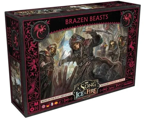 Song of Ice & Fire - Brazen Beasts (Messingtiere) - Gesellschaftsspiel Erweiterung mit 13 Miniaturen für das epische Tabletop-Spiel, ideal für Fans der Targaryen-Fraktion.