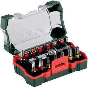 Metabo Bitset Bit-Box-SP, 626703000, 15-teilig, Schlitz, Kreuz, Torx, Innensechskant