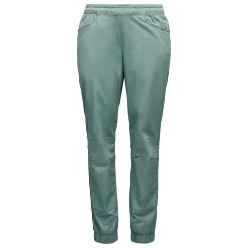 Black Diamond W Notion Pants agave (3061) XSM – Bequeme Damenhose für Abenteuer - Die W Notion Pants von Black Diamond bieten optimalen Tragekomfort beim Klettern und Wandern. Mit verstärkten Knien und elastischem Bund sind sie strapazierfähig und vielseitig einsetzbar – perfekt für jede Aktivität!