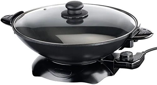 Elektrischer Wok mit Thermostat, 1.500 W, 5,1 l von Rosenstein & Söhne