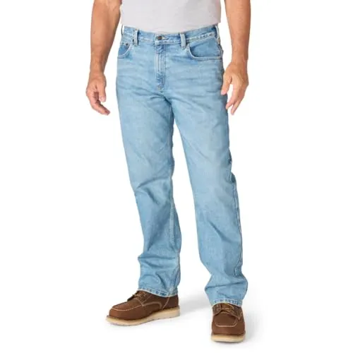 Carhartt Loose Straight Rugged Flex™ Jean in silber von Carhartt