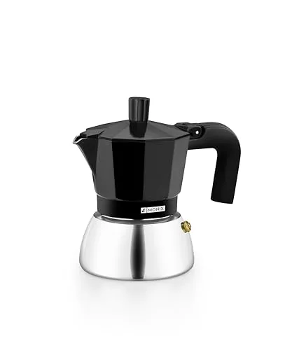 Italienische Kaffeemaschine Monix INOX BLACK 3T