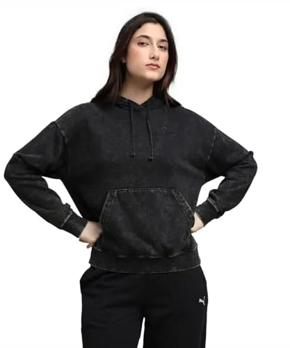 Produktbild PUMA Unisex ESS Elevated Relaxed Wash Hoodie FL