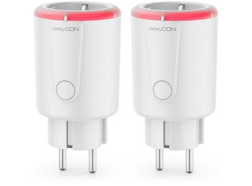 deleyCON Digitale Zeitschaltuhr mit Countdown-Funktion - Praktische Zeitschaltuhr für eine flexible Zeitsteuerung, ideal für den Einsatz in Steckdosen. Programmierbar von 1 bis 5 Stunden für effiziente Energieverwaltung.