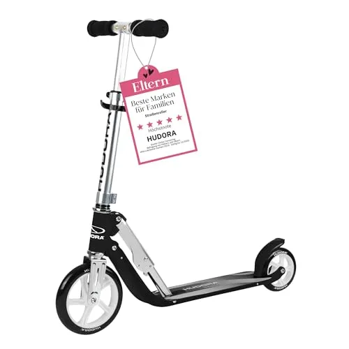 HUDORA Little BigWheel Scooter in schwarz von HUDORA
