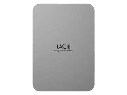 LaCie Mobile Drive 5 TB - Externe HDD mit elegantem Design, ideal für Fotos, Videos und Dokumente, schnelle Übertragung mit USB-C, kompatibel mit Windows und Mac