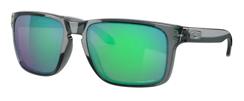 Oakley Holbrook XL Crystal Black / Prizm Jade - Sportbrillen mit großem Komfort und UV-Schutz, ideal für größere Gesichtsformen. Der leichte O Matter-Rahmen und die Prizm Jade Gläser bieten optimale Sicht und Stil.