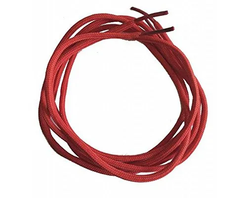 Collonil 1 Paar Schnürsenkel - rund - dünn - Ø 2,0 mm Längen (60 cm, rot)
