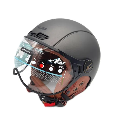 CGM Skihelm EBI Graphit Satin L 59 cm - Helm für Wintersport, bietet optimalen Schutz und Komfort für Erwachsene, ideal für Skifahrer und Snowboarder.