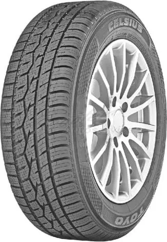 Ganzjahresreifen TOYO Celsius 195/55 R 15 85H - Autoreifen mit exzellenter Kraftstoffeffizienz (E) und Nasshaftung (C), ideal für ganzjähriges Fahren und sicheres Handling bei verschiedenen Wetterbedingungen.