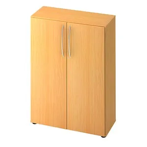 Hammerbacher-Schrank 3OH 34,6cm tief BM Weiß