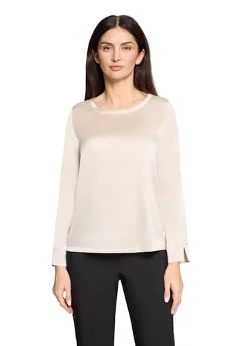 Betty Barclay Blusenponcho – Elegante Bluse in Silky Beige Größe 46 - Stylischer Blusenponcho aus 97 % Polyester und 3 % Elasthan. Ideal für jedes Outfit und angenehm zu tragen. Perfekt für vielseitige Looks!