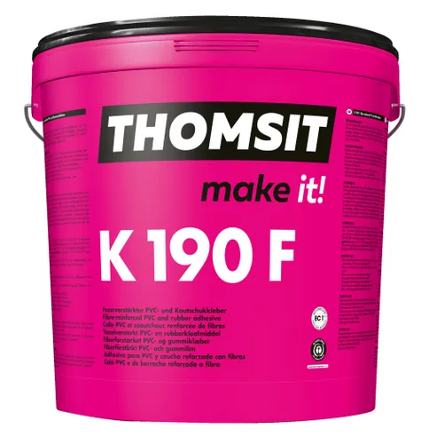 Produktbild Thomsit K 190 F Faserverstärkter Kautschuk- und PVC-Belagkleber – 13kg 57516