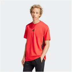 adidas Sportswear T-Shirt M 3S SJ T rot M (48/50) in pink von adidas