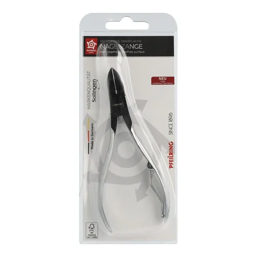 Pfeilring Nagelzangen - Nickelfreie Nagelzange 12 cm - Nagelpflegeinstrumente, 12 cm lange Nagelzange mit nickelfreier Oberfläche für empfindliche Haut.