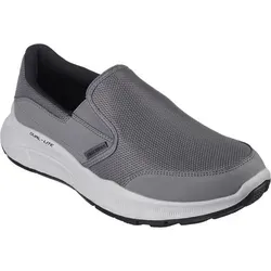 Skechers Herren 232515 Char Sneaker – Anthrazit mit Netzbesatz - Herren-Sneaker mit strapazierfähiger Dual-Density-Traktions-Laufsohle für optimale Stabilität und geräumiger Komfort-Passform für den perfekten Sitz.