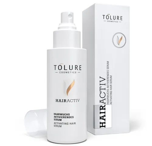 Tolure Hairactiv Haar Serum 100 ml - Haarpflege für natürliches Haarwachstum mit klinisch erprobtem Redensyl, das bis zu 214 % wirksamer als Minoxidil ist. Fördern Sie kräftigeres Haar und revitalisieren Sie Ihre Kopfhaut.
