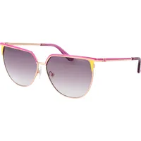 Guess Sonnenbrille GU00132 83Z 58 – Stilvolle Damenbrille - Elegante Sonnenbrille im Schmetterlingsstil, ideal für modebewusste Damen. Mit 100% UVA & UVB Schutz und trendigem Verlaufsglas – perfekt für sonnige Tage!