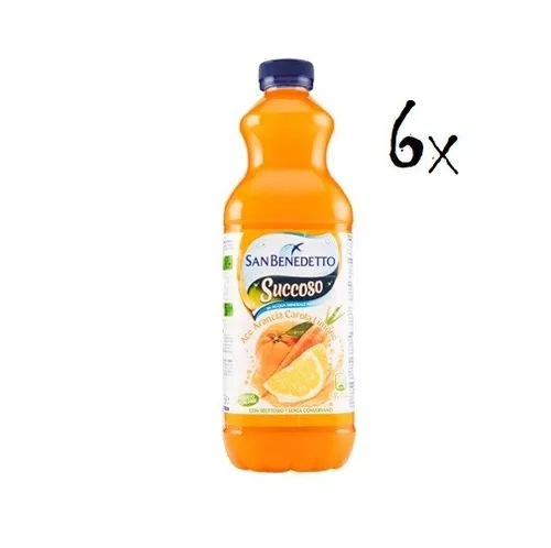6x San Benedetto Succoso ACE PET flasche 1,5 Lt Fruchtsaft saft