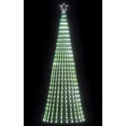 LED Weihnachtsbaum 475 LEDs Kaltweiß 247 cm