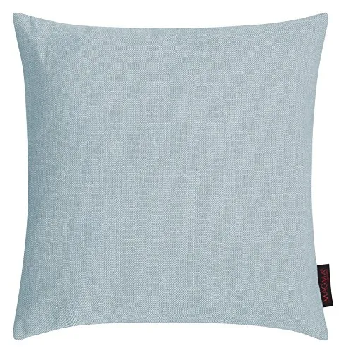 Magma „Riva“ Kissenhülle ca. 40 x 40 cm im Retro-Style; Leinen-Vintage-Look in 6 zarten angesagten Pastelltönen (Farbe mint)