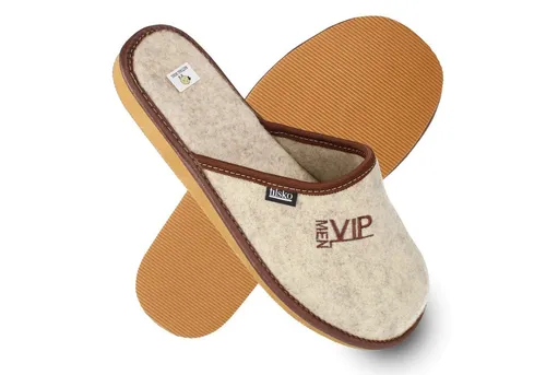 filsko Staun VIP MEN Herren Hausschuh Stickerei VIP MEN