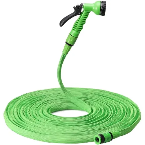 Navaris Flexibler Gartenschlauch 15-30m - Ideal für jede Bewässerung - Gartenschlauch dehnbar mit 7 Funktionen, perfekt für Pflanzen und Rasen. Kompakt und leicht zu verstauen, ideal für den Garten.