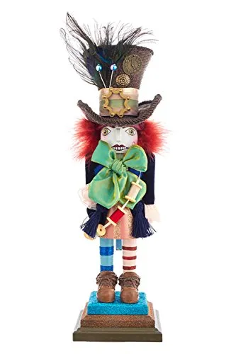 Kurt S. Adler, Inc. HA0381 Kurt Adler Hollywood Mad Hatter Nussknacker, 45,7 cm, Mehrfarbig, Standard