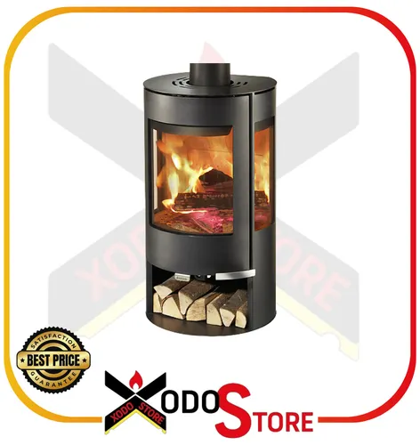 Produktbild ADURO Kaminofen 9-6, 6,0 kW – Effiziente Wärme mit 3 Sichtscheiben