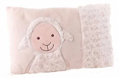 Inwolino 7800 - Schmusekissen Schaf, creme, ca. 40 x 25 cm, Kuschelkissen