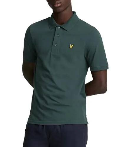 Lyle & Scott Plain Polo Shirt Argyle Teal M