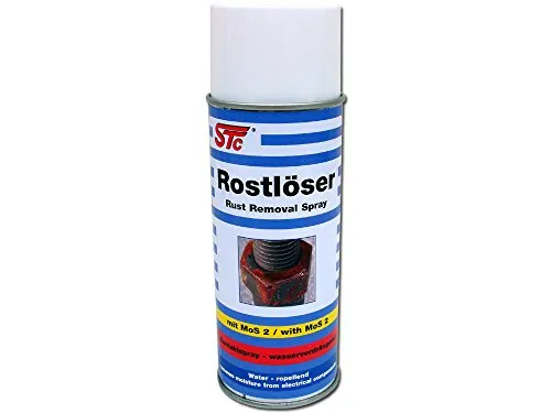 STC Rostlöser Spray 400 ml mit MoS2 Schmiermittel Rostentferner Kriechöl Kontaktspray
