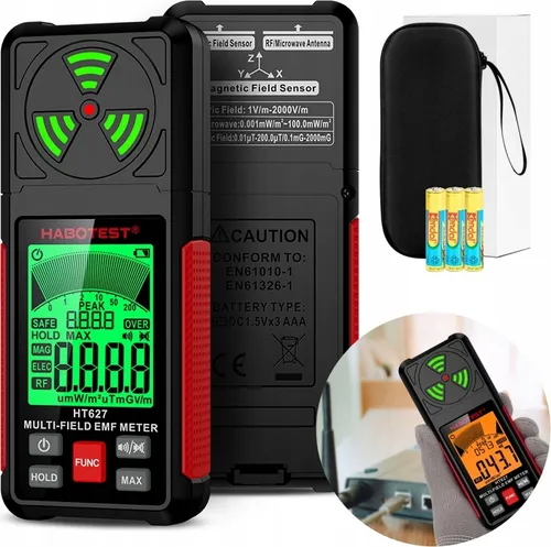 Funkwellen-Emf-Feldmessgerät Lcd Elektromagnetisch Habotest Ht627
