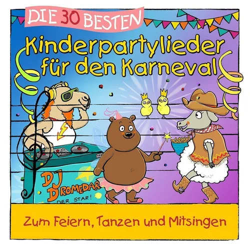 DIE 30 BESTEN KINDERPARTYLIEDER FÜR DEN KARNEVAL CD Neu & eingeschweißt!!
