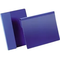 DURABLE Sichttasche A5q dunkelblau 50ST in blau von DURABLE