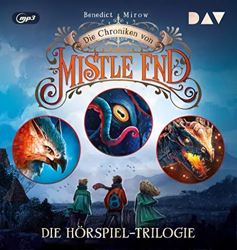 Die Chroniken von Mistle End – Die Hörspiel-Trilogie (Teil 1–3) - Hörspiele auf 4 mp3-CDs, spannend erzählt von Jona Mues und Berno von Cramm, ideal für Fantasy-Fans und Hörbuch-Liebhaber.