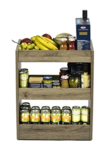 Iris Ohyama, Kleines Aufbewahrungsmöbel mit Rollen, Container, Servierwagen, Wagen mit Rädern/Design & Robustheit, Zeitgenössisch, Büro, Wohnzimmer, Schlafzimmer