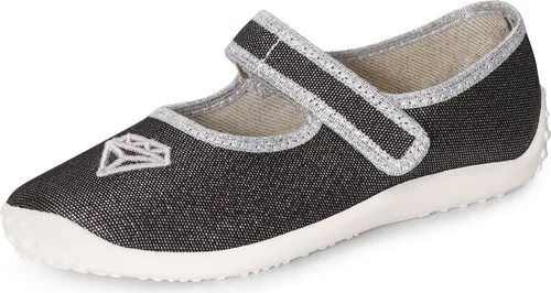 Ladeheid Kinder Mädchen Jungen Hausschuhe LAZT005(Graphite/Diamant,27 EU)