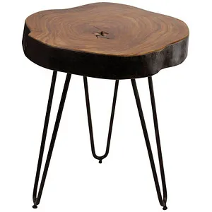 Massivholz Sheesham Beistelltisch 35 x 35 cm