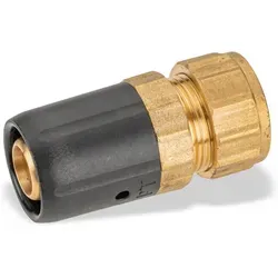 Pipetec Steck-Übergang Kupferrohr Schraubanschluss 20x2 - 15mm SPUEK2015S, DVGW